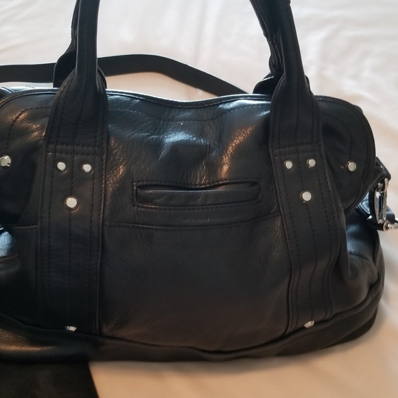 B Makowsky black leather bag - Picture 2 of 2
